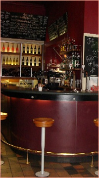 The bar at Tuttons