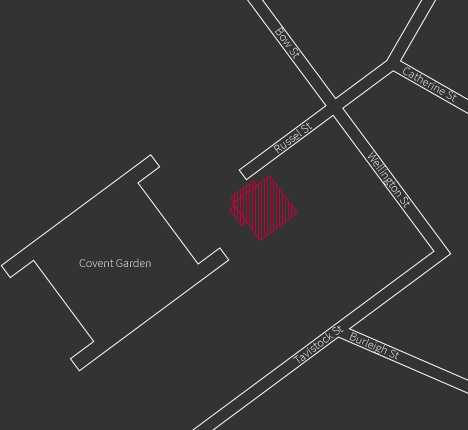 Static map for Tuttons, 11/12 Russell Street, Covent Garden, London, WC2B 5HZ